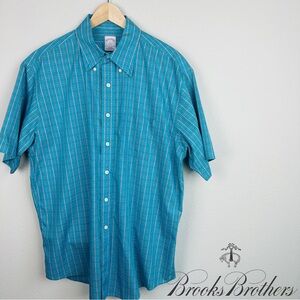 Brooks Brothers The Original Polo Shirt short-sleeve plaid button-down shirt